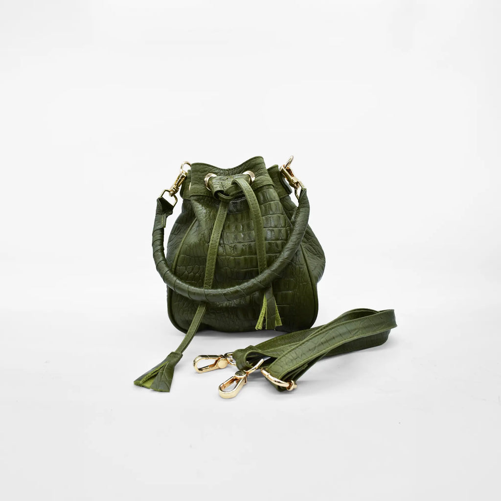 BUCKET BAG OLIVO