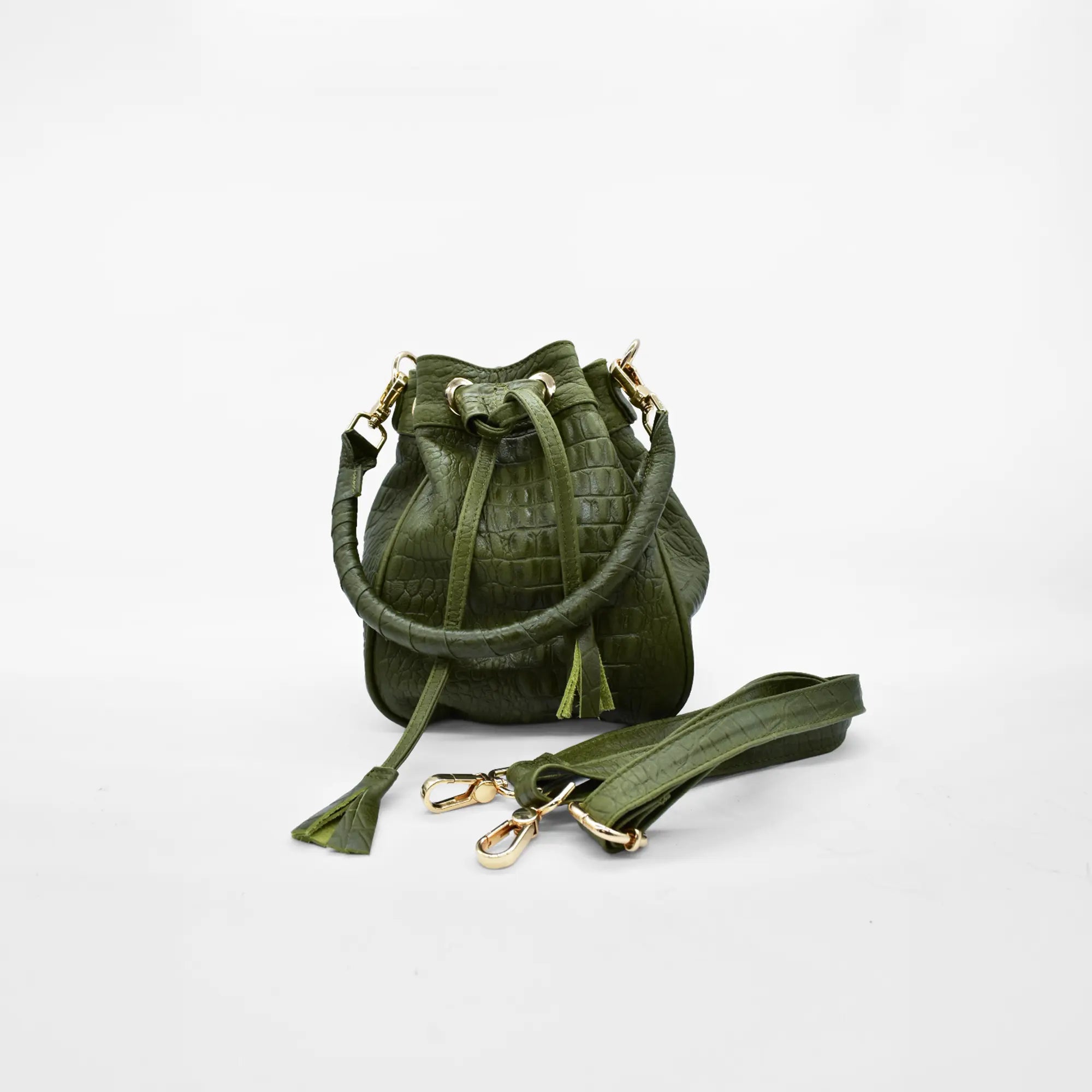 BUCKET BAG OLIVO