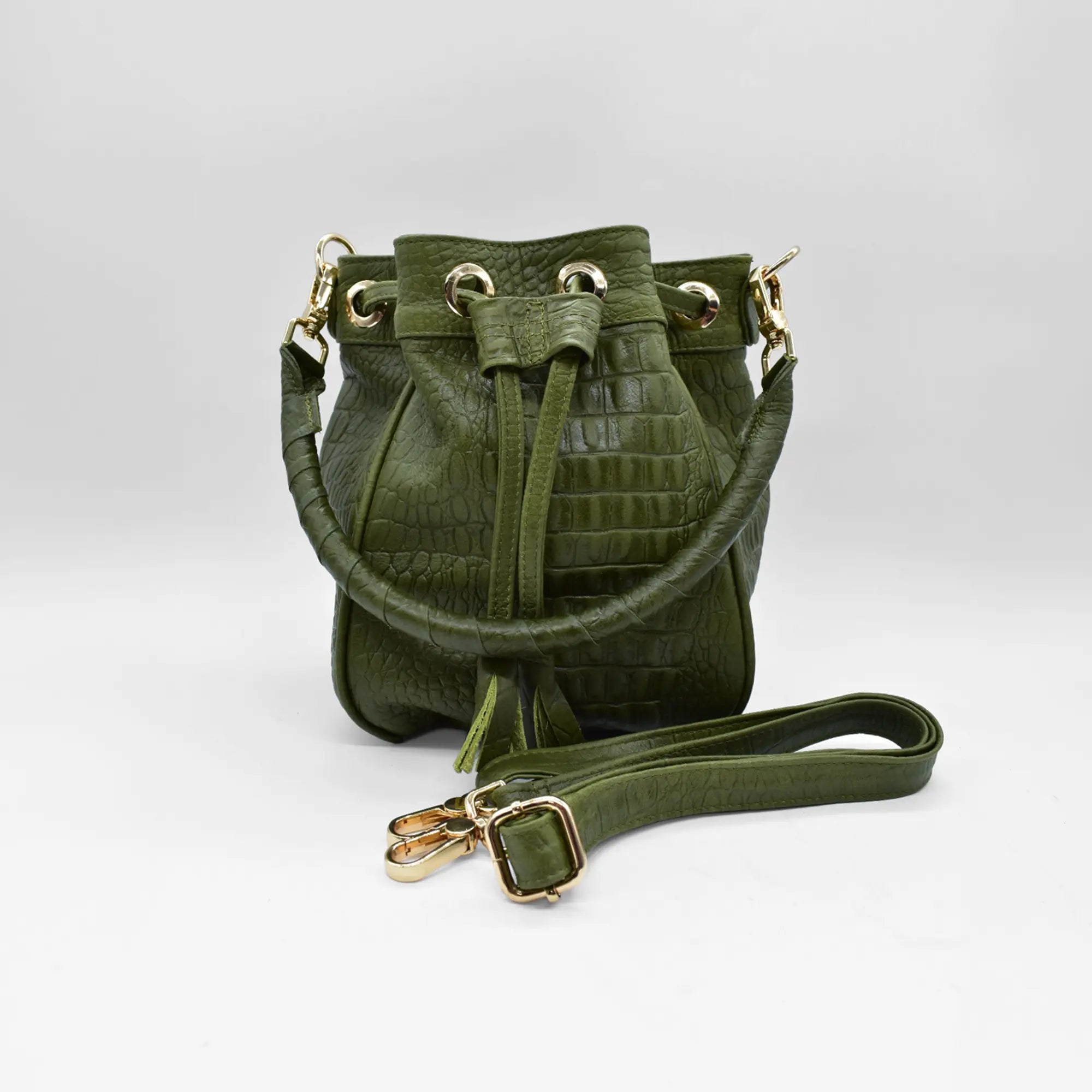 BUCKET BAG OLIVO