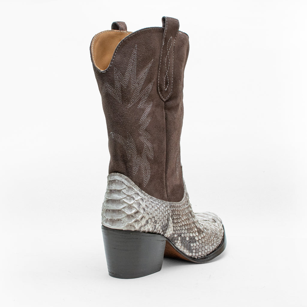 Bota Savanna Gris Pitón
